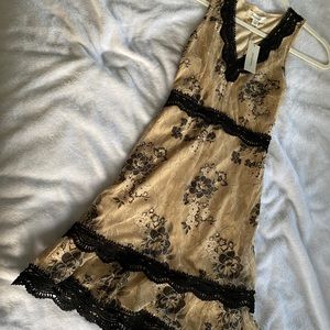 Goth garden lace dress